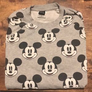 Mickey Mouse long sleeve sweatshirt.